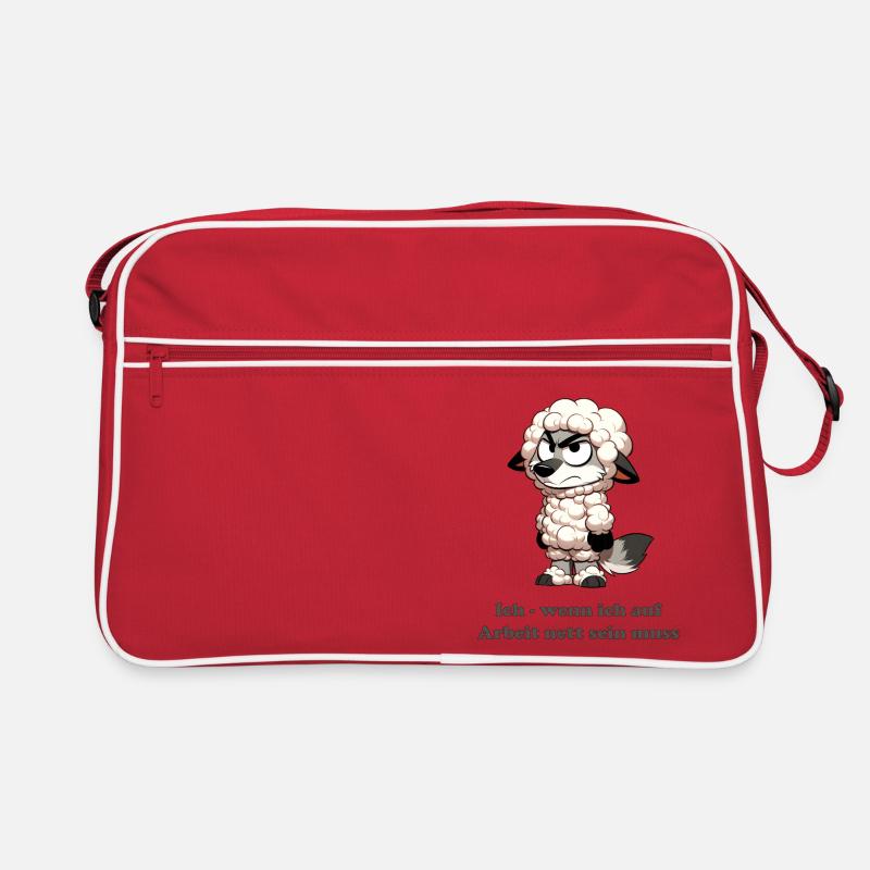 Wolf in sheep's clothing at work Retro Bag