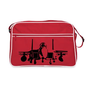 fighter F-15 - Sac Retro - rouge/blanc - Devant
