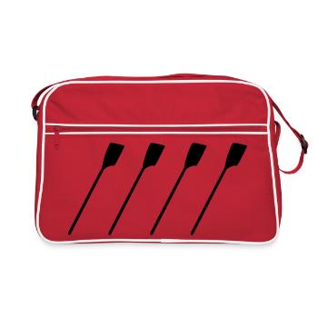 Rudder Sketch - Retro Bag - red/white - Front