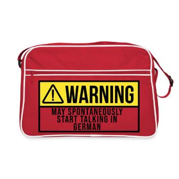 German German German - Retro Bag - red/white - Front