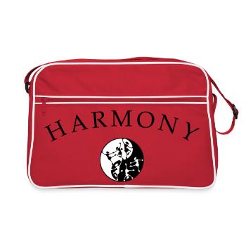 Ballet, Dance, Harmony - Retro Bag - red/white - Front