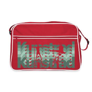 Artistic cycling, artistic cycling, indoor cycling - Retro Bag - red/white - Front