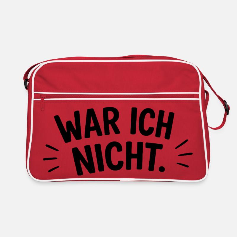 War ich nicht Retro Tasche