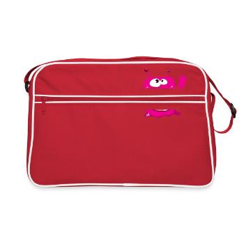 Monstaa Originaals Monster # 5 - Sac Retro - rouge/blanc - Devant