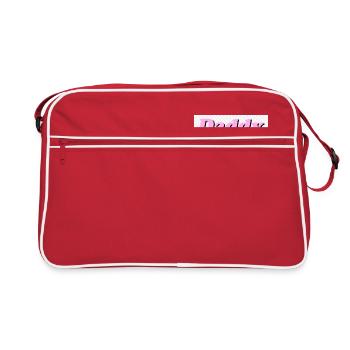 Daddy - Retro Tasche - Rot/Weiß - Vorne