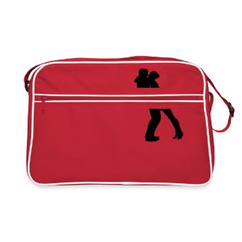 hug - Retro Bag - red/white - Front