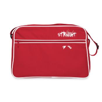 Straight X - Retro Tasche - Rot/Weiß - Vorne