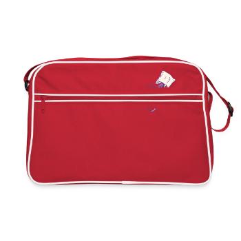 Plastic Jellyfish - Retro Bag - red/white - Front