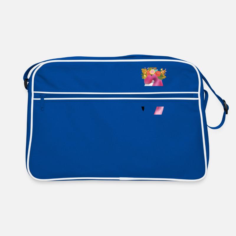 Flamingo avec couronne Sac Retro