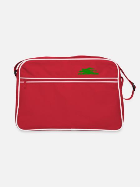Outdoor Baum - Retro Tasche - Rot/Weiß - Vorne