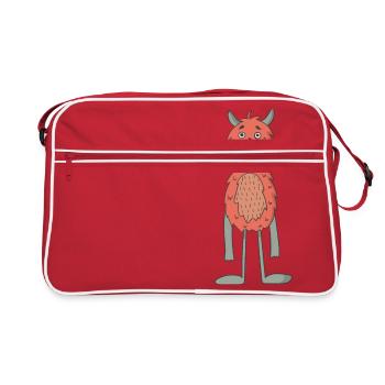 Monstres - Sac Retro - rouge/blanc - Devant