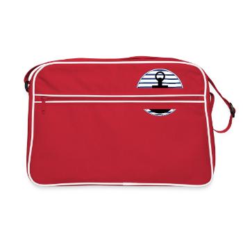 Marinière Bretagne - Sac Retro - rouge/blanc - Devant