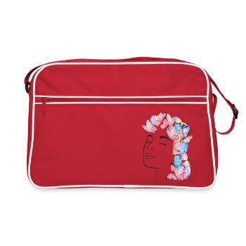 I am - Retro Bag - red/white - Front