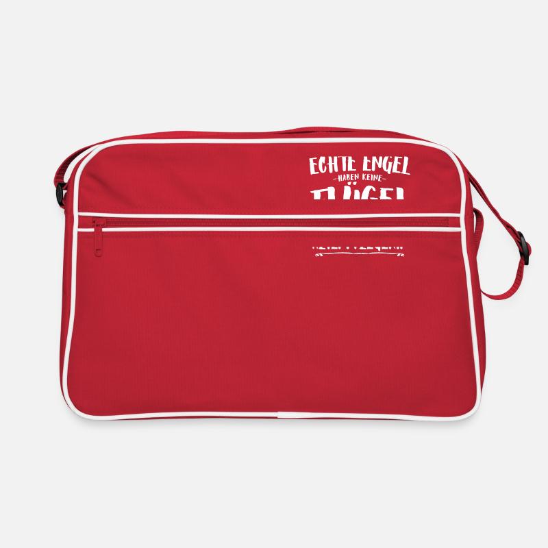 Engel Altenpflegerin - Retro Tasche - Rot/Weiß