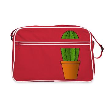cactus cactus cacti cacti mexico mexico56 - Retro Bag - red/white - Front