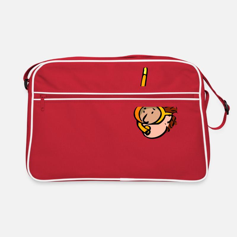 Schnorchler. Geschenkidee Retro Tasche
