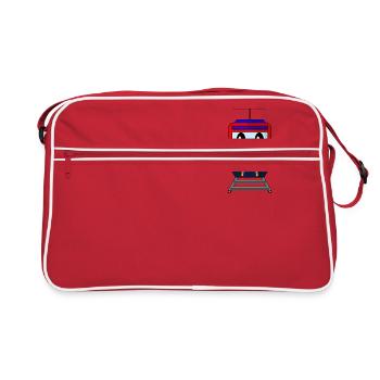 Train - Retro Bag - red/white - Front