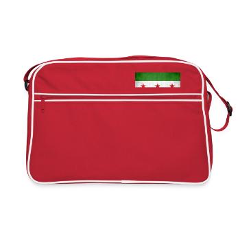Syrien - Retro Tasche - Rot/Weiß - Vorne