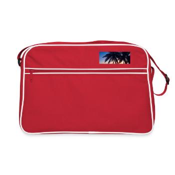 Coucher de soleil - Sac Retro - rouge/blanc - Devant