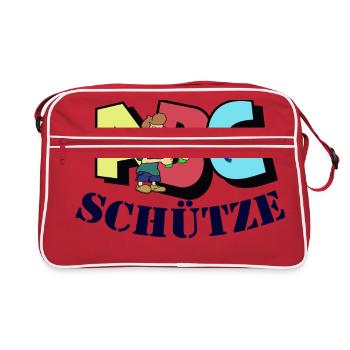 ABC Schütze - Retro Tasche - Rot/Weiß - Vorne