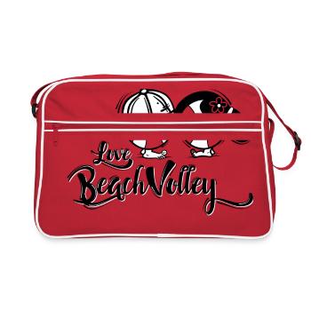 Beach Volley - Retro Bag - red/white - Front