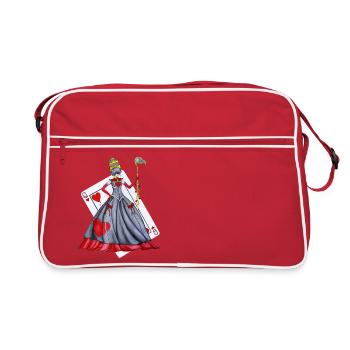 Queen of Hearts - Retro Bag - red/white - Front
