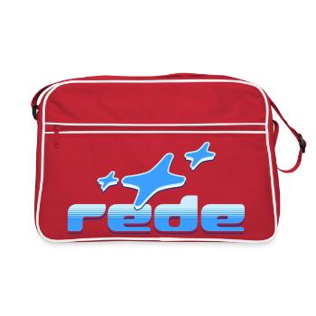 Peace in the Sky: Airplane Design - Retro Bag - red/white - Front