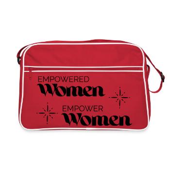 empowered women empower women - Retro Bag - red/white - Front