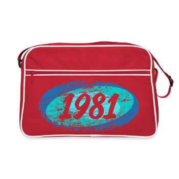 Rétro 1981 - Sac Retro - rouge/blanc - Devant