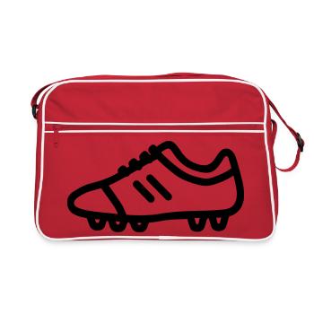 football boots - Retro Bag - red/white - Front