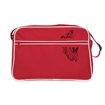 ange - Sac Retro - rouge/blanc - Devant