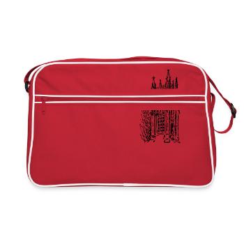 Big Ben - Sac Retro - rouge/blanc - Devant