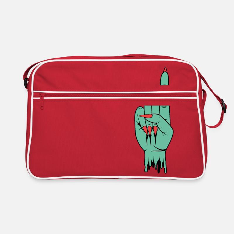 SpaceHoop - Blue Hand Retro Bag