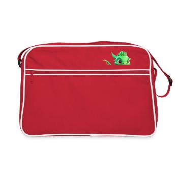 Spike - Sac Retro - rouge/blanc - Devant
