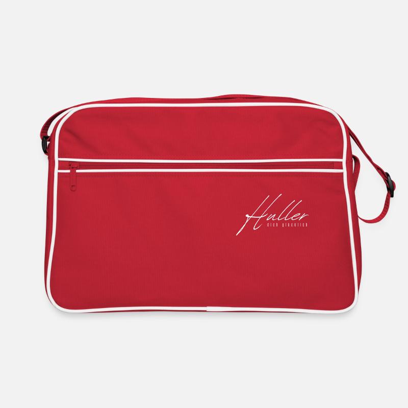Huller dich glücklich Retro Tasche
