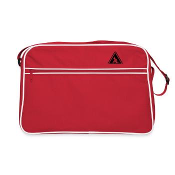 SALSERO - Sac Retro - rouge/blanc - Devant