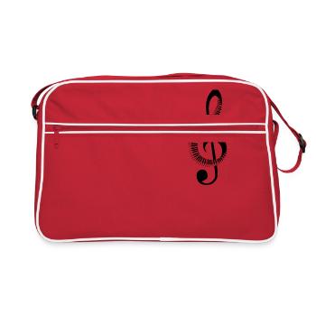 clef - Retro Bag - red/white - Front