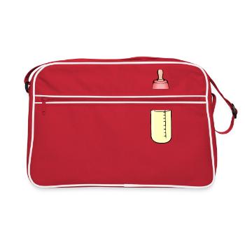 biberon - Sac Retro - rouge/blanc - Devant