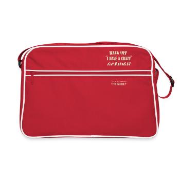 German Wife - Retro Tasche - Rot/Weiß - Vorne