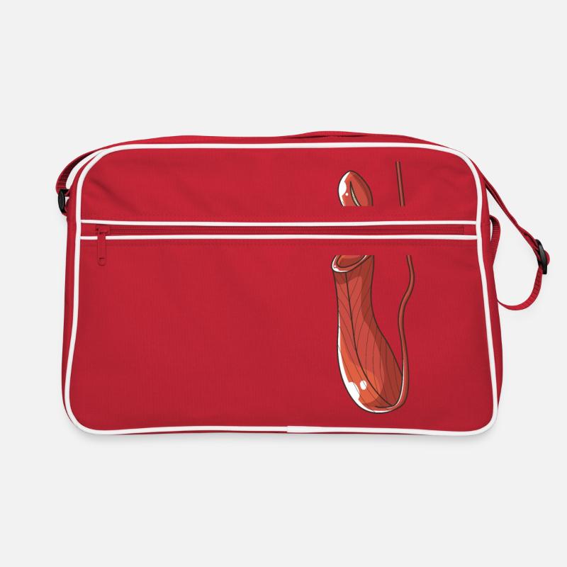 Plante de pichet Plante carnivore Carnivore - Sac Retro - rouge/blanc