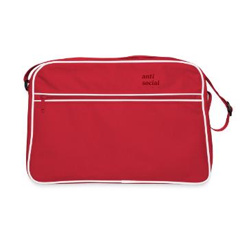 anti social social club - Retro Bag - red/white - Front
