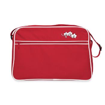 orchid - Retro Bag - red/white - Front