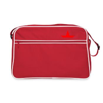 étoile rouge - Sac Retro - rouge/blanc - Devant