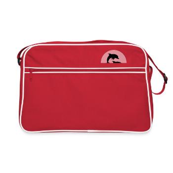 Dauphins - Sac Retro - rouge/blanc - Devant