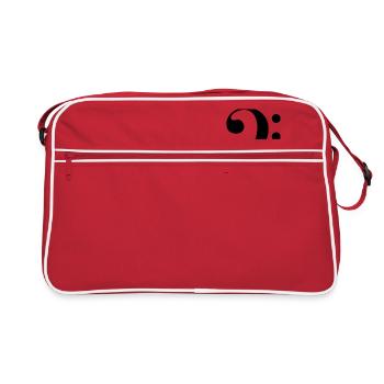 À basse - Sac Retro - rouge/blanc - Devant