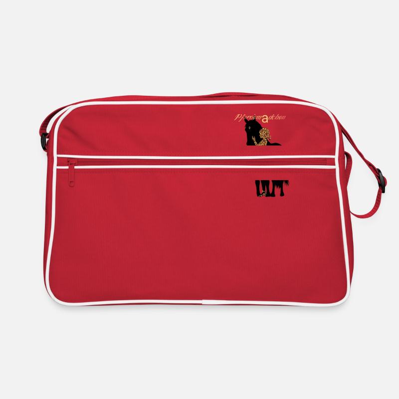 PferdemädchenGold Retro Tasche
