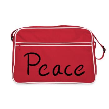 Paix - Sac Retro - rouge/blanc - Devant