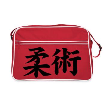 Jiu Jitsu / Jujutsu / Jiujitsu / Art Martial - Sac Retro - rouge/blanc - Devant