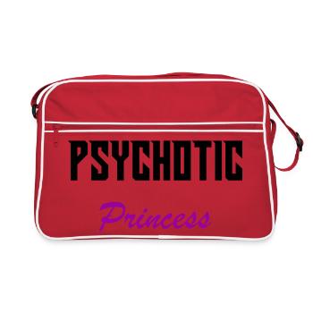Princesse psychotique - Sac Retro - rouge/blanc - Devant