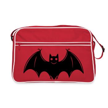 Chauve-souris - Sac Retro - rouge/blanc - Devant